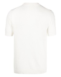 Malo Ribbed Knit Cotton T Shirt