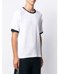Thom Browne Seersucker Knit Ringer T Shirt