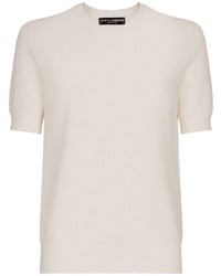 Dolce & Gabbana Short Sleeve Knitted T Shirt