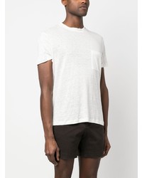 Orlebar Brown Short Sleeve Linen Flax T Shirt