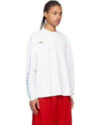 Reebok By Pyer Moss White Cotton T Shirt