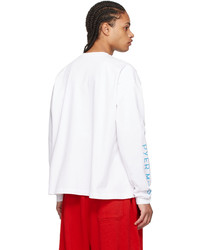 Reebok By Pyer Moss White Cotton T Shirt