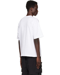 Saintwoods White Crewneck T Shirt
