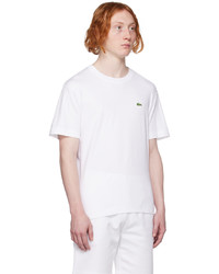 Lacoste White Crewneck T Shirt