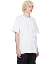 Helmut Lang White Crumple T Shirt