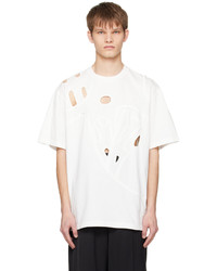 Feng Chen Wang White Cutout T Shirt
