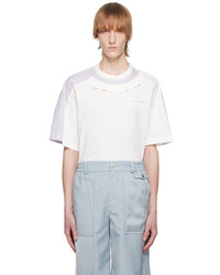 Feng Chen Wang White Distressed T Shirt