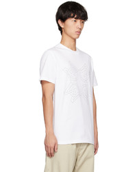 Moncler White Monogram T Shirt