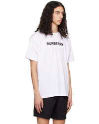 Burberry White Oversized T Shirt