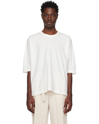 Homme Plissé Issey Miyake White Release T T Shirt