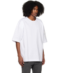 Juun.J White Sleeve Pocket T Shirt