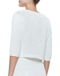 Theory Arabis Cropped Knit Sweater