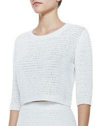 Theory Arabis Cropped Knit Sweater