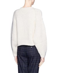 Nobrand Chunky Knit Cropped Sweater