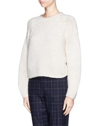 Nobrand Chunky Knit Cropped Sweater