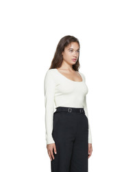 Proenza Schouler White Compact Knit T Shirt