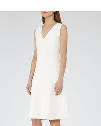 Reiss Michelle Knitted Fit And Flare Dress