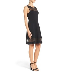 French Connection Tobey Crepe Fit Flare Dress