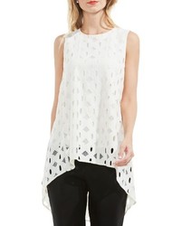 Vince Camuto Highlow Cable Lace Top