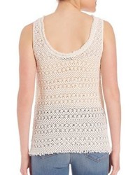 Paige Lindsay Knitted Lace Tank