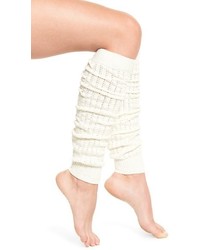 White Knit Leg Warmers