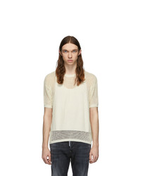 DSQUARED2 Off White Knit T Shirt