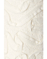 Michael Kors Michl Kors Collection Soutache Stretch Knit Midi Dress White