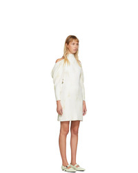 Proenza Schouler Off White Jacquard Knit Short Dress