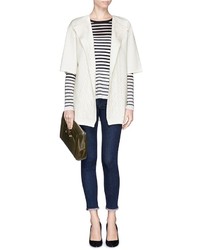 Nobrand Open Front Chunky Knit Cardigan