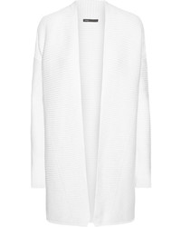 Vince Ribbed Knit Cotton Cardigan