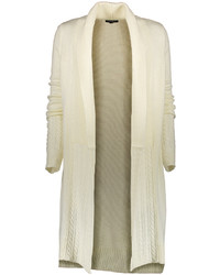 Colourworks Winter White Cable Knit Open Cardigan