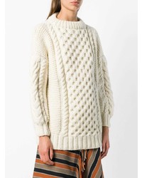 I Love Mr Mittens Cable Knit Sweater