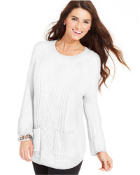 Jpr A Cable Knit Tunic Sweater