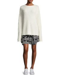 A.L.C. Markell Ribbed Wool Cashmere Sweater