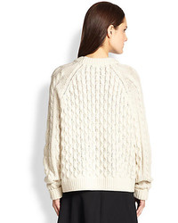 McQ by Alexander McQueen Mcq Alexander Mcqueen Wool Cashmere Cable Knit Sweater
