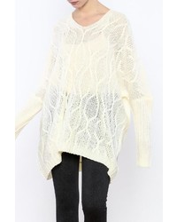 Ppla Oversized Cable Knit Sweater