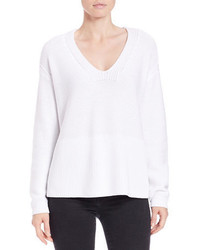 Lord & Taylor Oversized V Neck Pullover