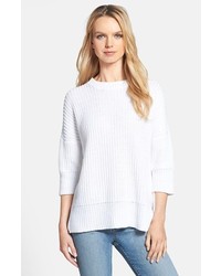 Theory Hesterly Oversized Sweater White Medium