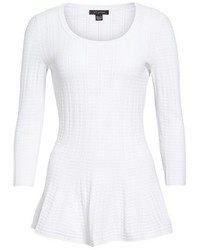 St. John Collection Icacos Knit Peplum Top