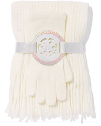 New York & Co. 2 Piece Textured Scarf Gloves Set