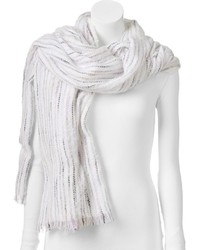 Juicy Couture Striped Knit Scarf