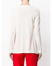 RED Valentino Frilled Knitted Blouse