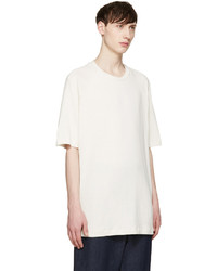 Song For The Mute Off White Knit Raglan T Shirt