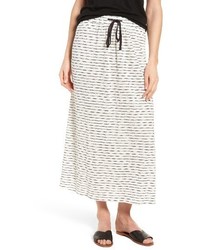 Eileen Fisher Striated Organic Linen Knit Skirt