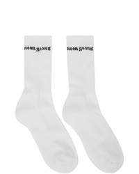 Noon Goons Two Pack White Logo Socks