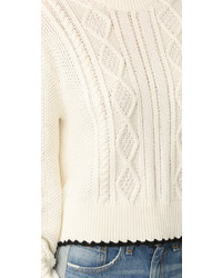MCQ Alexander Ueen Scallop Cable Sweater