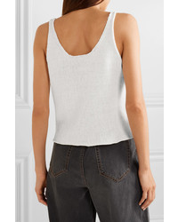 The Range Storm Distressed Knitted Cotton Tank