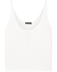 The Range Storm Distressed Knitted Cotton Tank