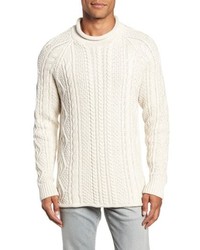 J.Crew 1988 Roll Neck Cable Knit Sweater