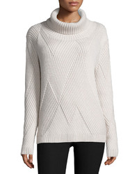 Blithe Knit Turtleneck Sweater Antique White